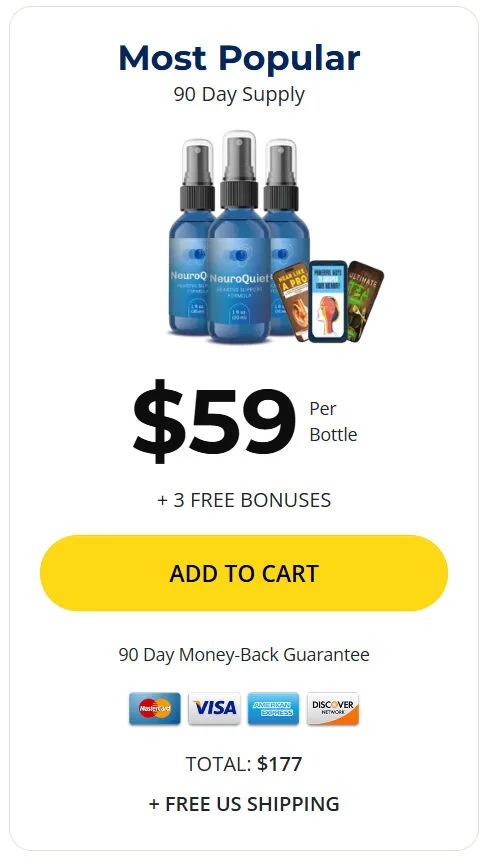 NeuroQuiet buy 3 bottle